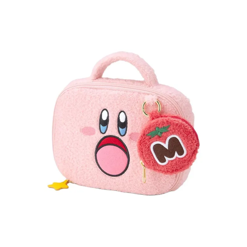 GU Kirby Collaboration Edition Polyester Makeup Bag Small Size Women's Pastel Pink-0