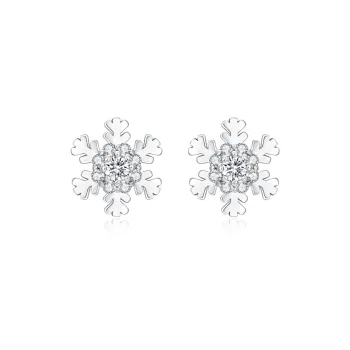 Lady Go Sterling Silver Stud Earrings Unisex