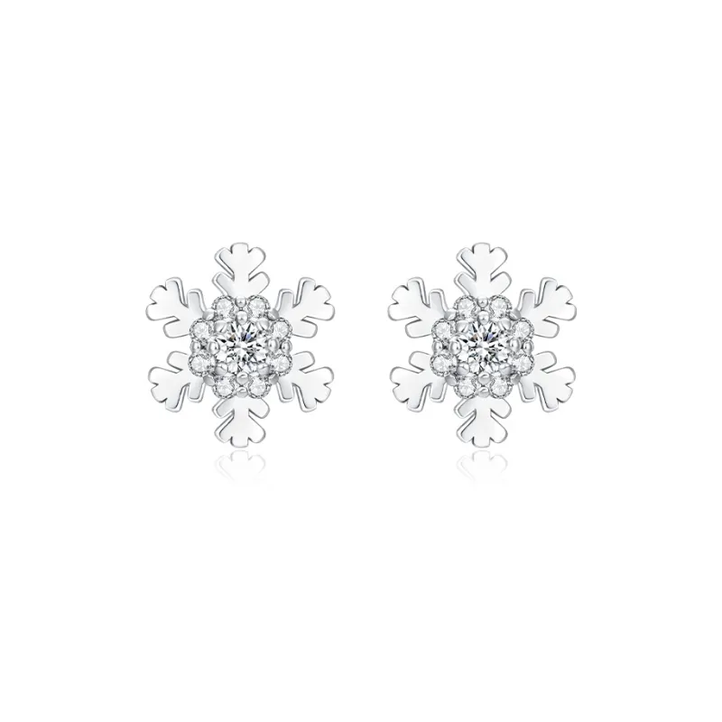 Lady Go Sterling Silver Stud Earrings Unisex-0