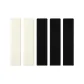 5 Pack[Ecru 2+Black 3]