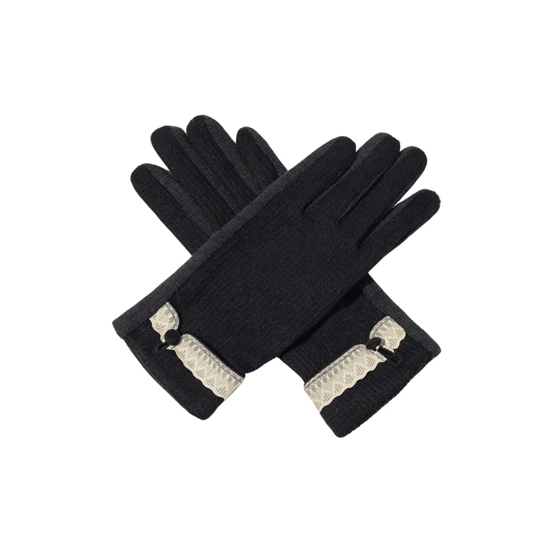 Shanghai Story Blend Knit Gloves Women's Available In 5 Colors-8