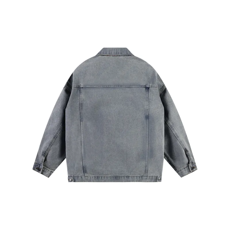 Supremo Cat Denim Jacket Unisex-3