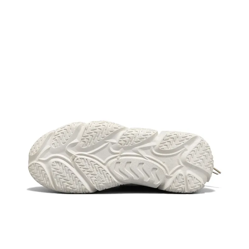 Warrior Warrior Anti-Slip Wear-Resistant Breathable Lightweight Height Increasing Warm Low-Top Chunky Sneakers Unisex-24