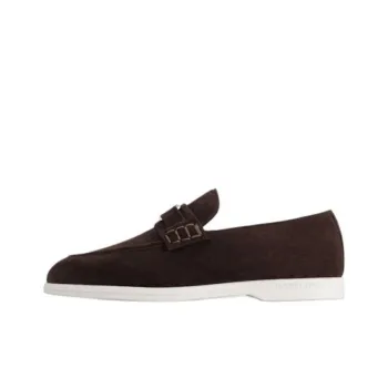 LOUIS VUITTON Estate Loafers Men's Brown