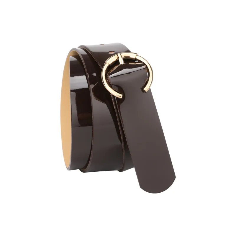 CATELLES Top Grain Cow Leather Leather Belts Women's Black/Burgundy/Coffee/Apricot 2.8cm-10
