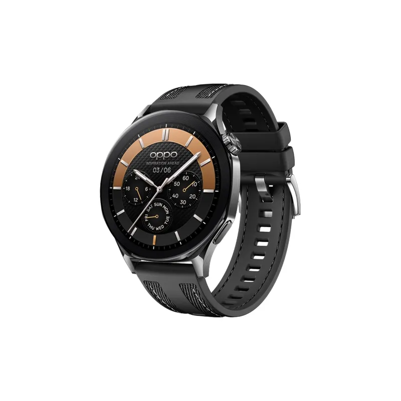 FZRT OPPO Compatibility Watch Band GT5 Same Style Composite Woven Strap Silicone Material-6