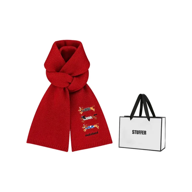 STUFFER Contains Wool Knit Scarves Unisex-14