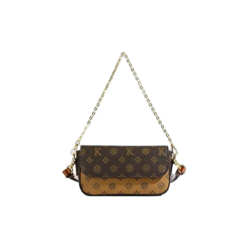ZAVC PU Shoulder Bag Regular Women's Coffee/Light Brown-5