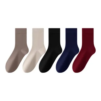 MIIOW Mid Calf Socks Men's 5 Pack