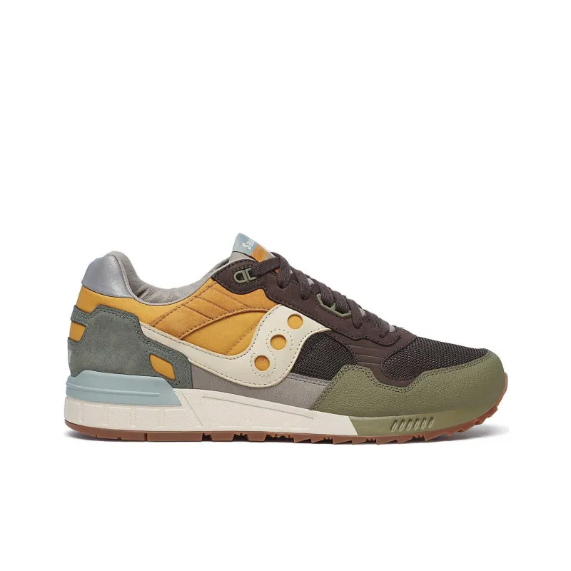 Saucony Shadow 5000 Anti Slip Wear Resistant Low Top Running Shoes Unisex Umber-1