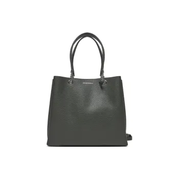 EMPORIO ARMANI Faux Leather Handbag Women's Black