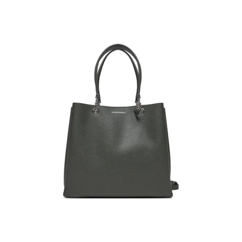 EMPORIO ARMANI Faux Leather Handbag Women's Black-0