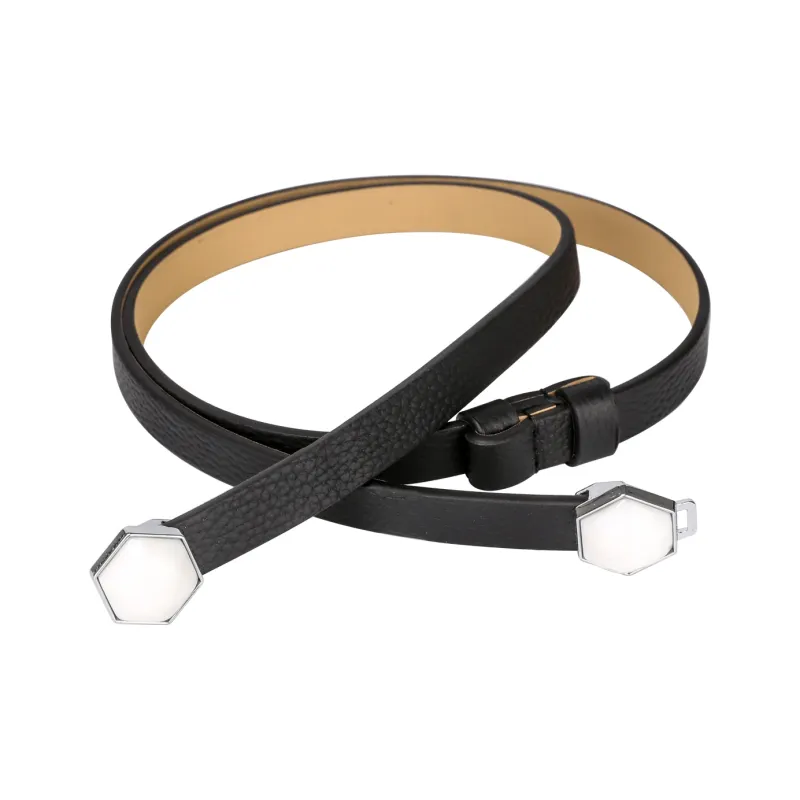 CATELLES Top Grain Cow Leather Leather Belts Women's Black/Red Coffee Camel Khaki 1.4cm-3