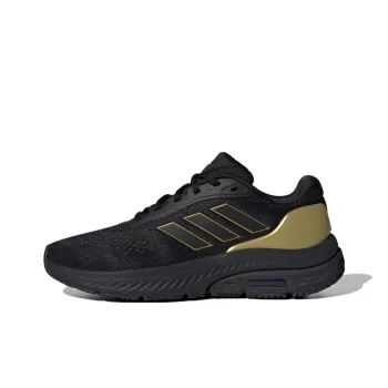 Adidas Cloudfoam Anti Slip Wear Resistant Low Top Casual Shoes Women's Black Gold