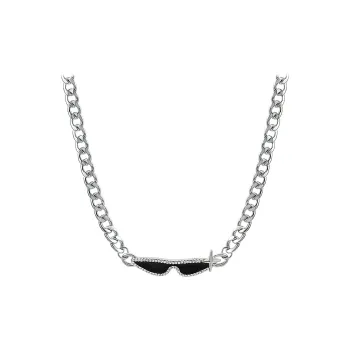 Listen To The Flowers Bloom Titanium Steel Necklaces Unisex