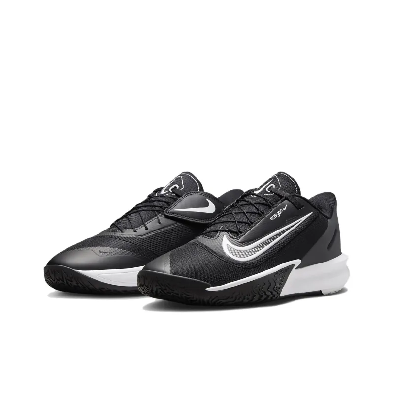 Nike Precision 7 EasyOn Black Iron Grey Smoke Grey White-2