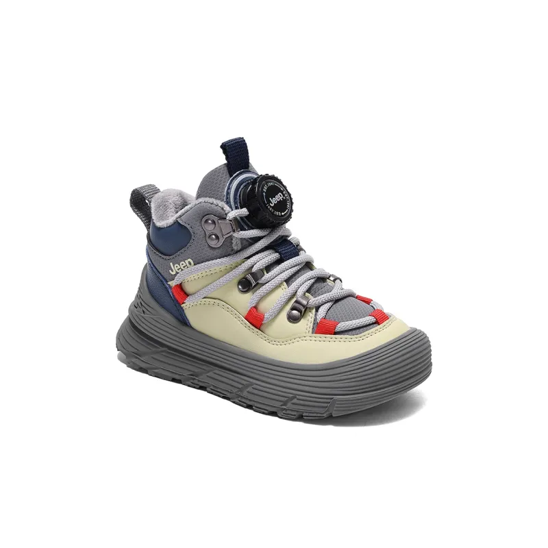 Jeep Kids Lifestyle Shoes Beige Gray Blue Kids'-6