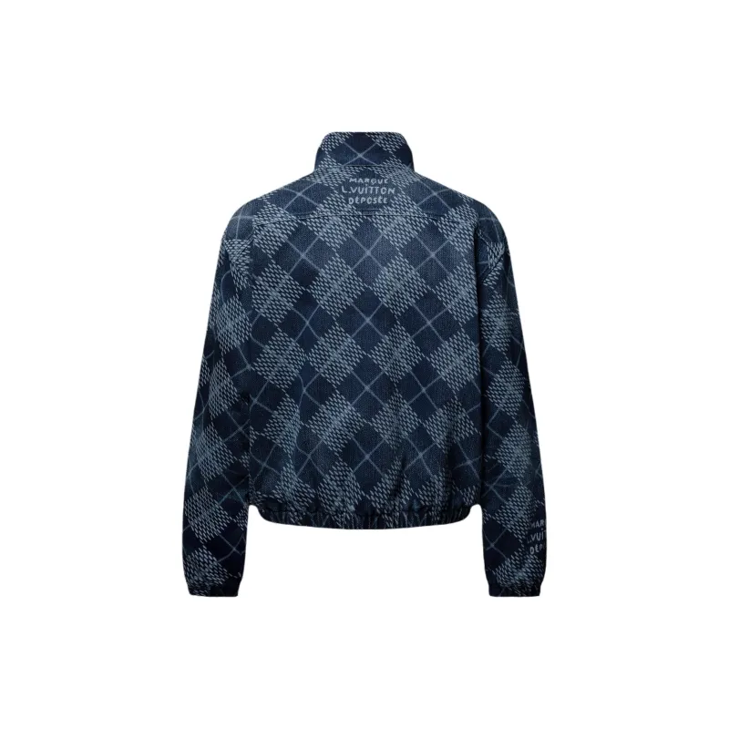 Lv Denim Fleece Blouson-1