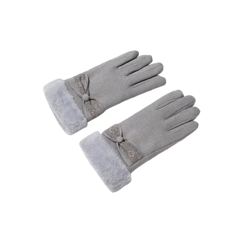 Shanghai Story Polyester Knit Gloves Women's 6 Colors-16