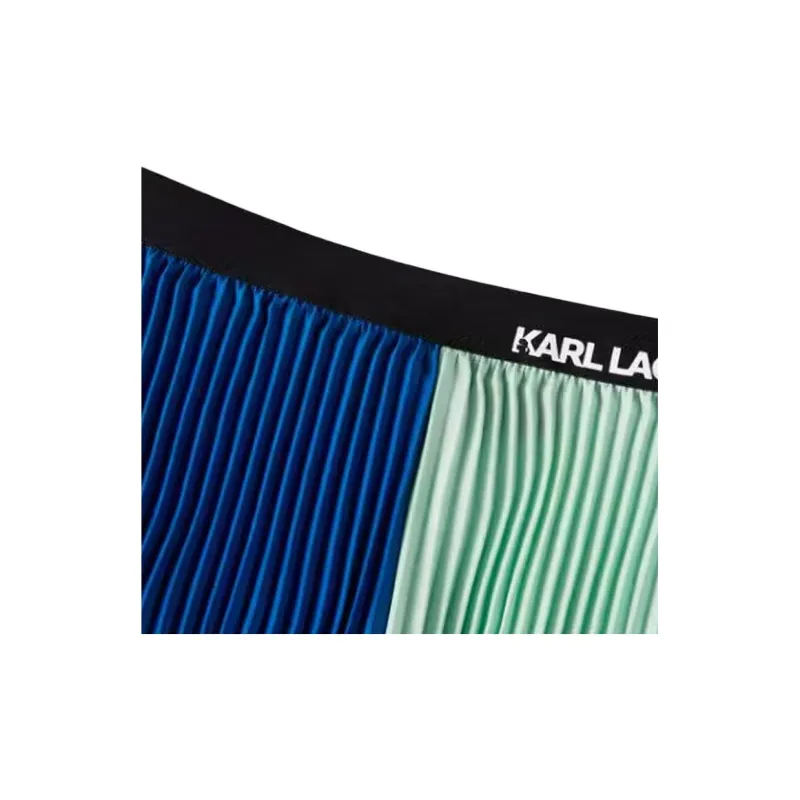 KARL LAGERFELD SS21 Casual Long Skirt Women's Mint Green-5