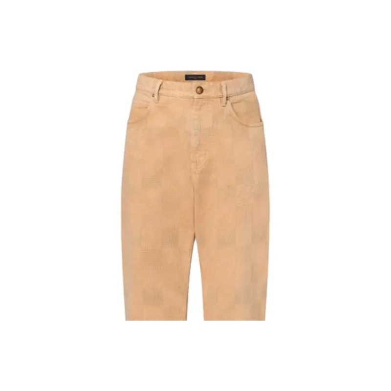 LOUIS VUITTON Damier Workwear Cotton Pants-4