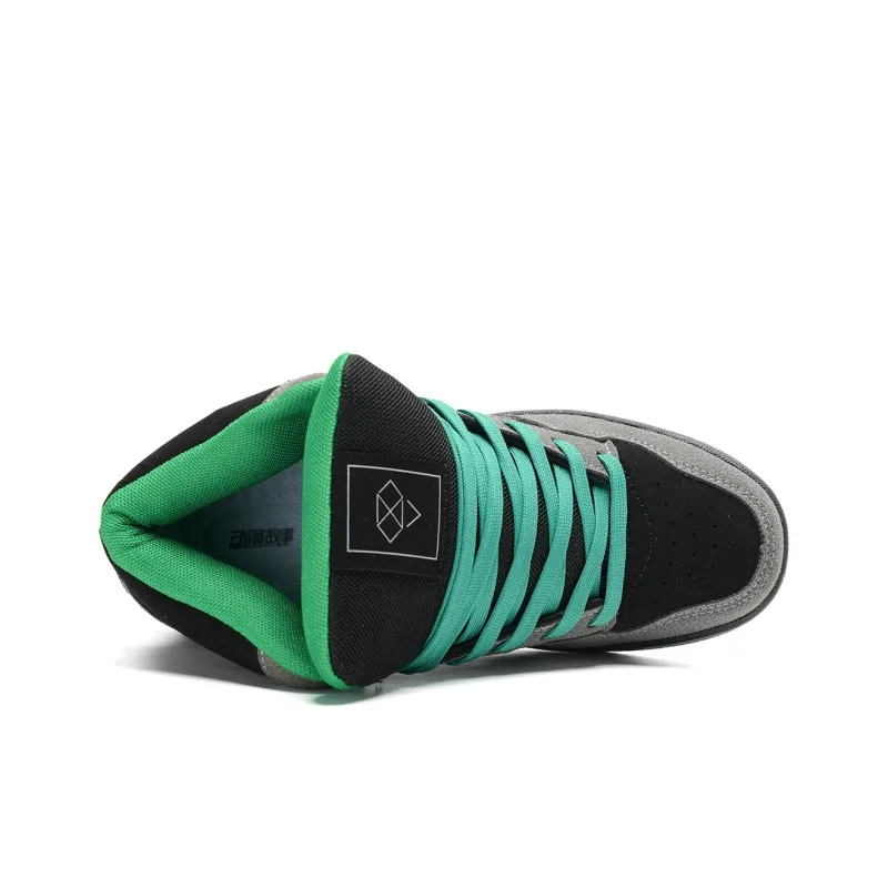 Anime Story Slip Resistant, Abrasion Resistant, Lightweight, Breathable Mid Top Skateboard Shoes Unisex Box Included-16