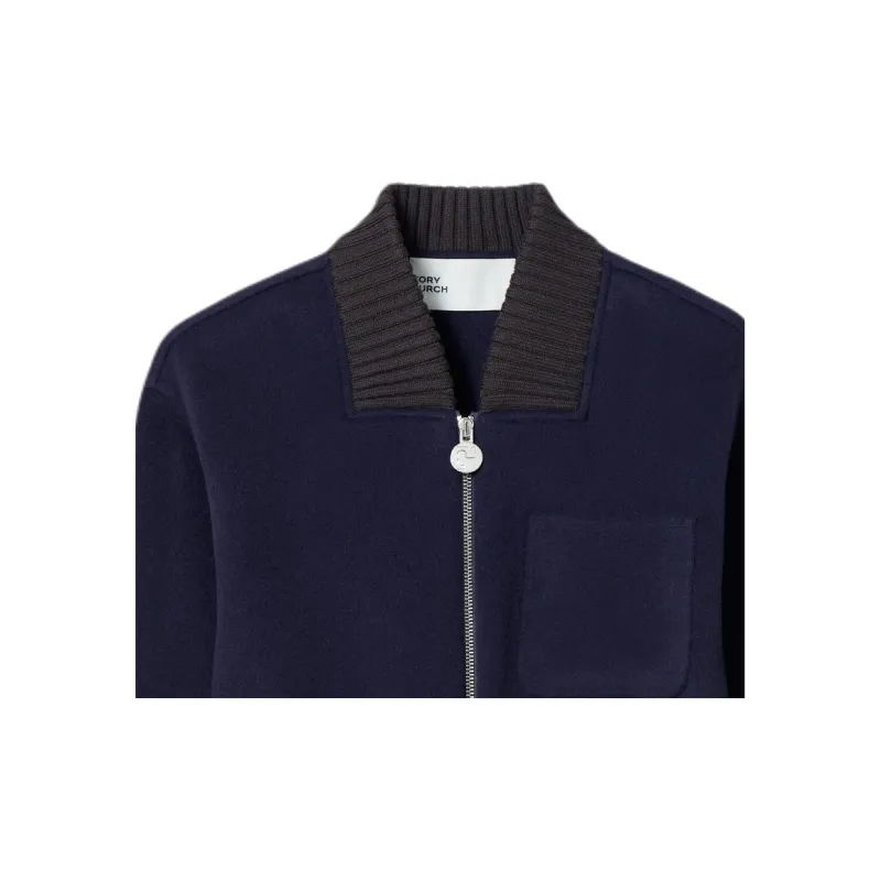 TORY BURCH Wool Bomber Jacket-2