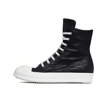 Rick Owens DRKSHDW Sneaks High Top Stylish Skateboarding Shoes Men's Black