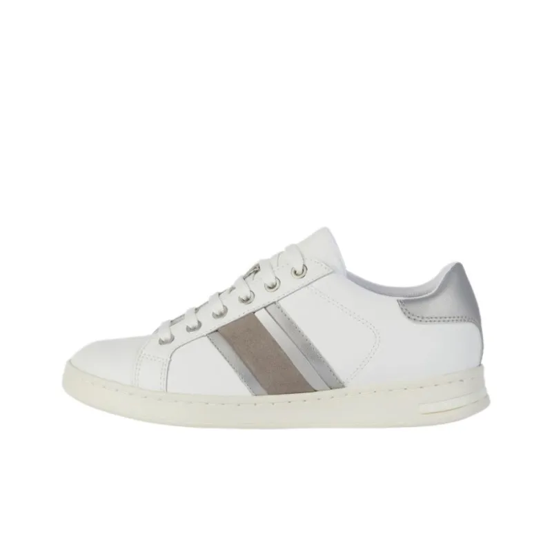 GEOX Jaysen Low-Top Skateboard Shoes Women's White-0