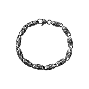 Love 925 Sterling Silver Bracelets Men's