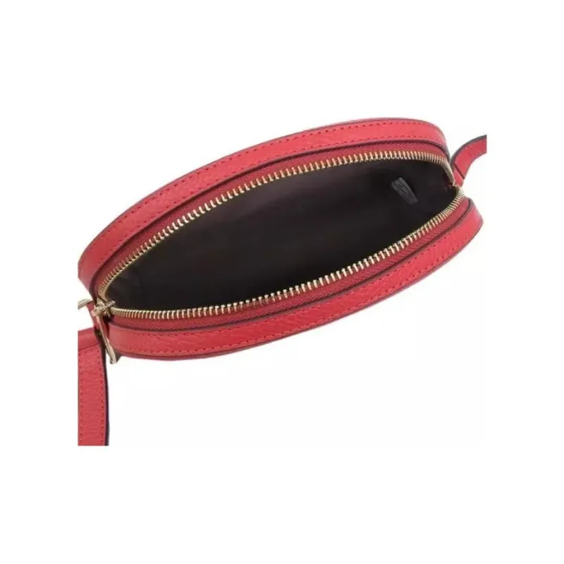 Furla Leather Shoulder Bag, Crossbody Bag Women's Red-4
