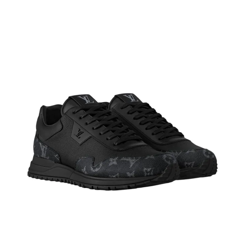 LOUIS VUITTON Run Away 2025 Spring Men's Collection Low-Top Casual Shoes Men's Black-2