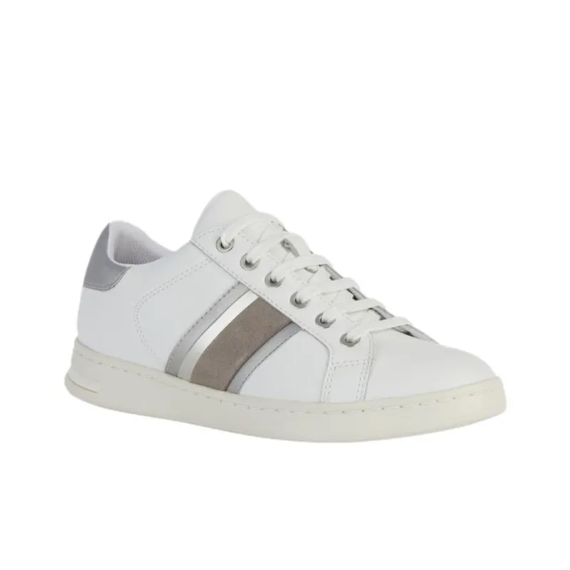 GEOX Jaysen Low-Top Skateboard Shoes Women's White-1