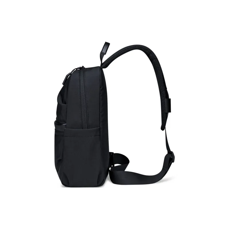 WilliamPOLO Fabric Shoulder Bag Crossbody Bag Biker Bag Sling Bags Regular Men's Black-4