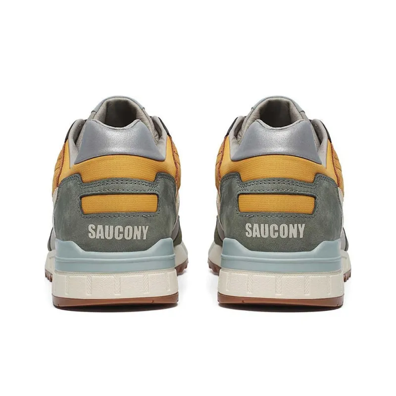 Saucony Shadow 5000 Anti Slip Wear Resistant Low Top Running Shoes Unisex Umber-4