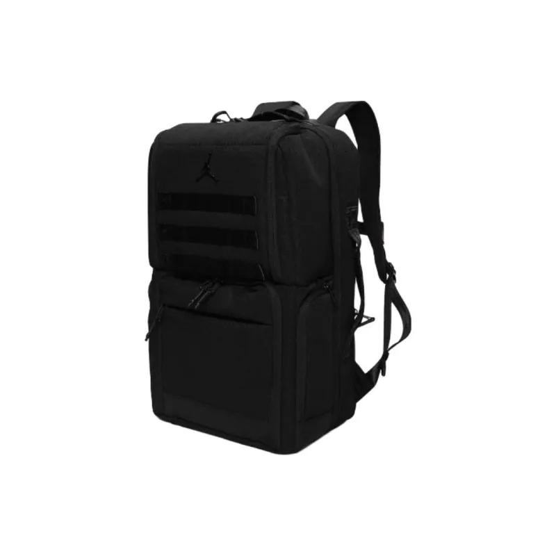QIAODAN Polyester Backpack Regular Men's Black-1