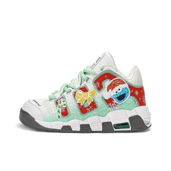 SESAME STREET Warm Cushioning Height Increasing Slip Resistant Mid Top Basketball Shoes Unisex The Gift Box Is Random
