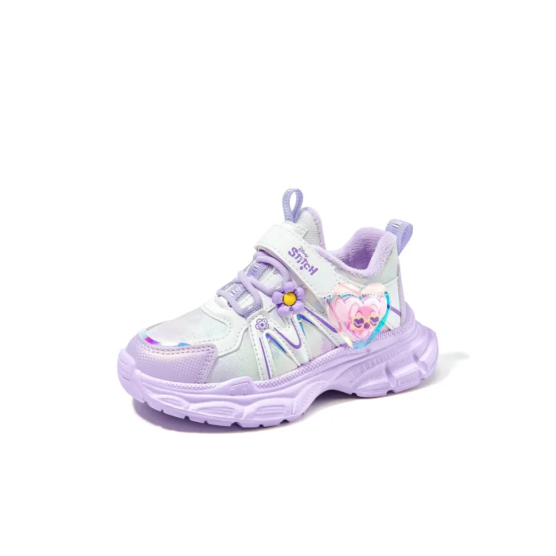 Disney Stitch Series Slip Resistant Anti Kick Cushioning Wear Resistant Breathable Warm Kids Lifestyle Shoes Kids'-7
