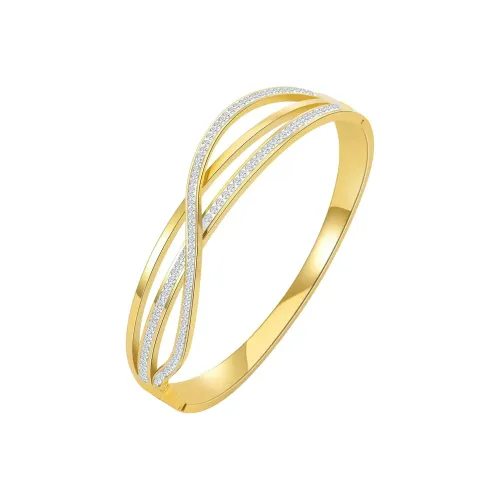 Listen To The Flowers Bloom Titanium Steel Bangles Women's