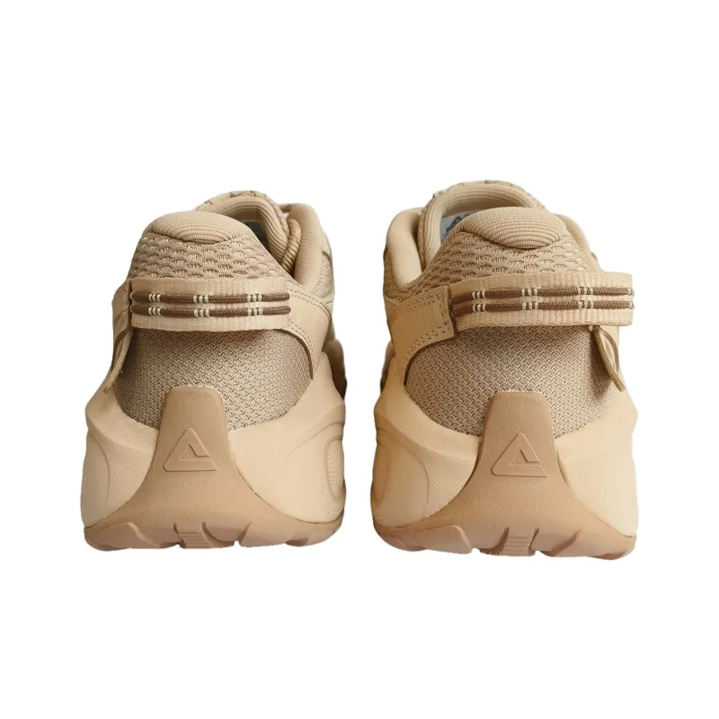 PEAK State Pole Caramel Puffy Shoes Warm Height Increasing Support Low Top Casual Shoes Men's Wheat-3