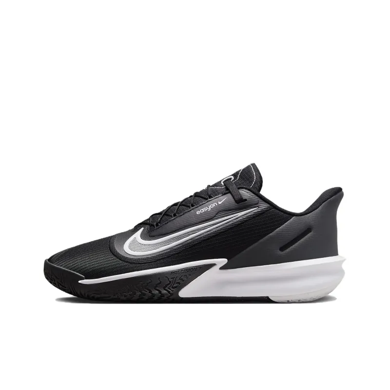 Nike Precision 7 EasyOn Black Iron Grey Smoke Grey White-0