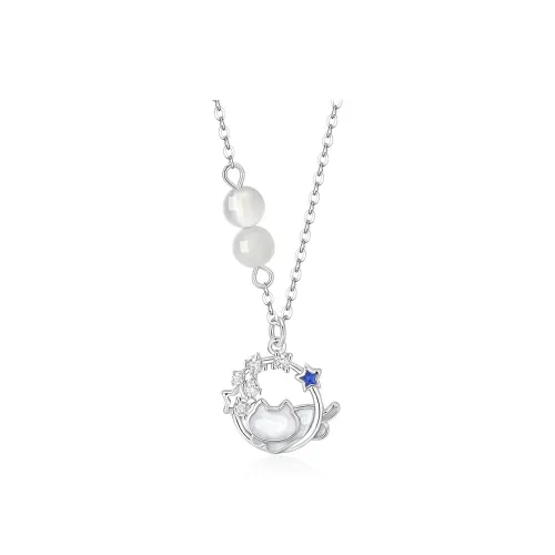 KADER 925 Sterling Silver Necklaces Women's Silver