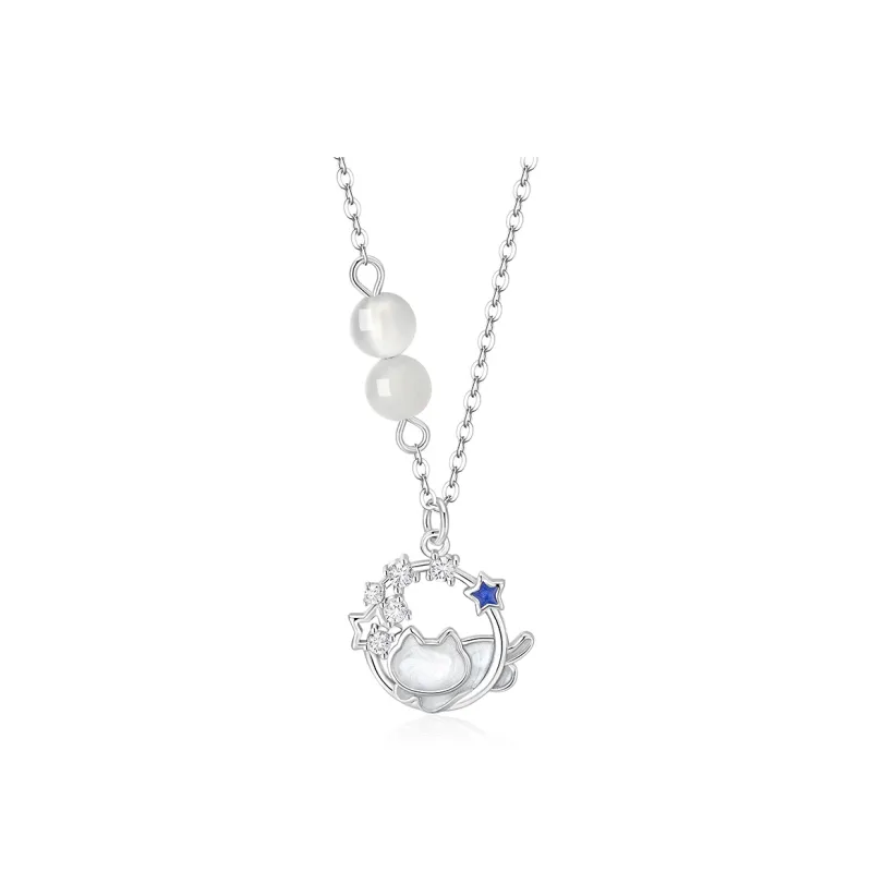 KADER 925 Sterling Silver Necklaces Women's Silver-0