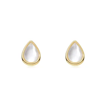 HUSSAIN 925 Sterling Silver Stud Earrings Women's