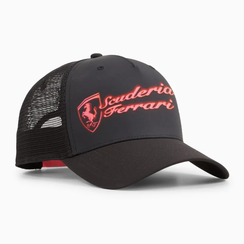 PUMA Gorra Con Malla Scuderia Ferrari Race Neon Energy-1