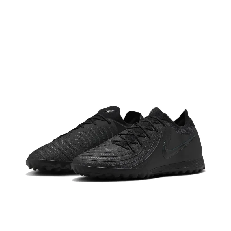 Nike Phantom GX 2 Pro Anti Slip Wear Resistant Soccer Shoes Unisex Black-2