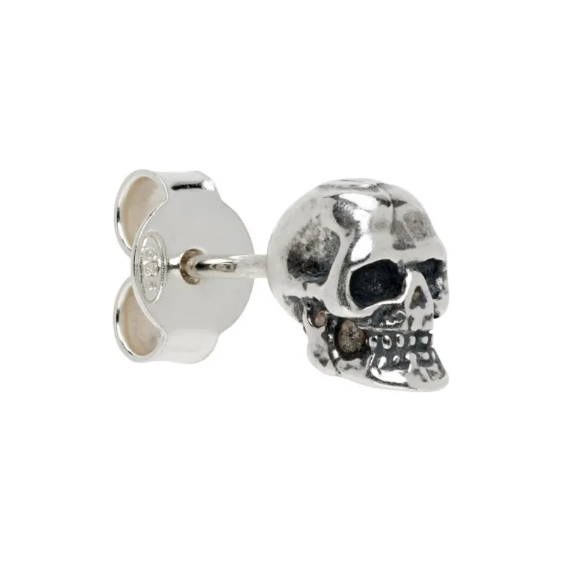 EMANUELE BICOCCHI 925 Sterling Silver Stud Earrings Men's Silver-1