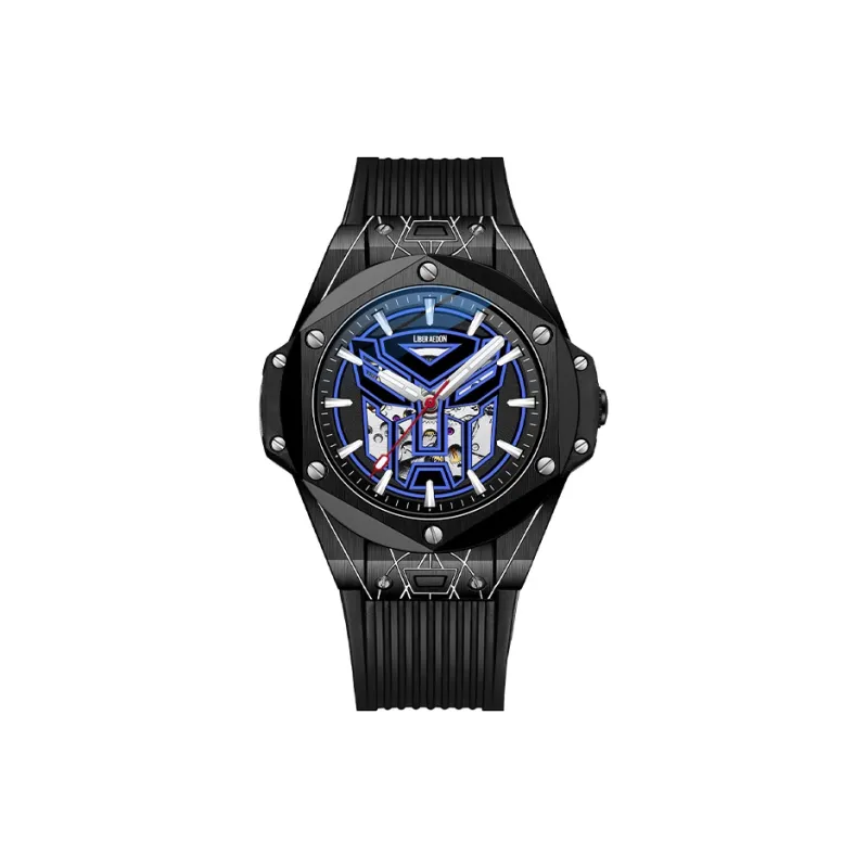 LIBER AEDON Wrist Watch Mechanical Movement Black Dial Men's Watches-6