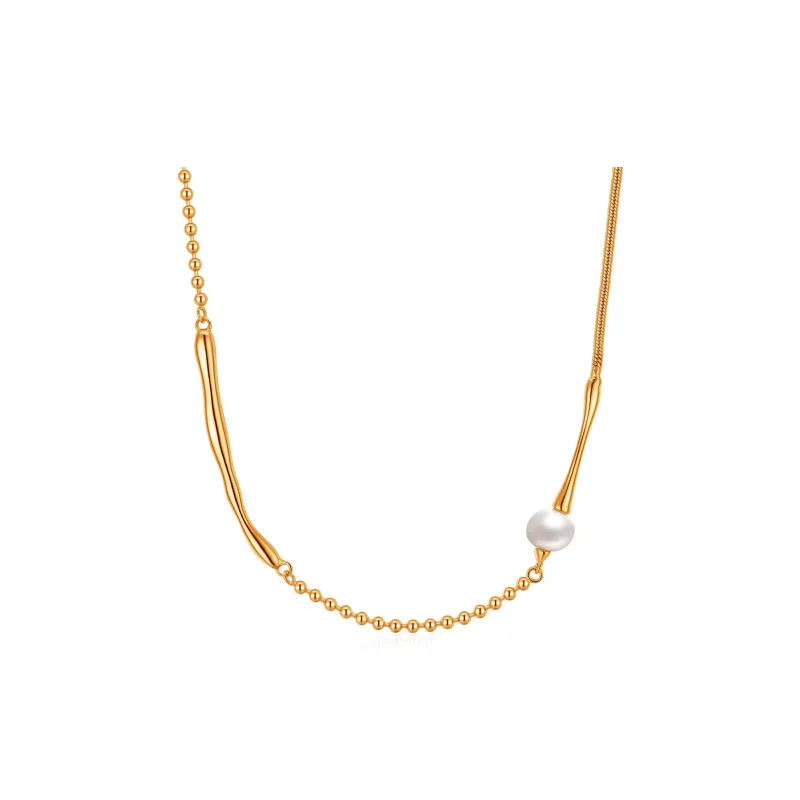 RUNXINZHUBAO Freshwater Pearl Necklaces Women's-0