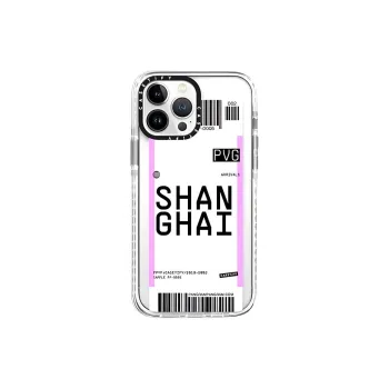 CASETIFY Made Of Polycarbonate City Airline Collection Phone Cases Compatible With IPhone 15/14/13 Series Artsy Style